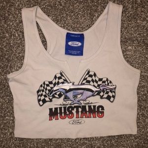 Ford X Forever 21 cropped tank top